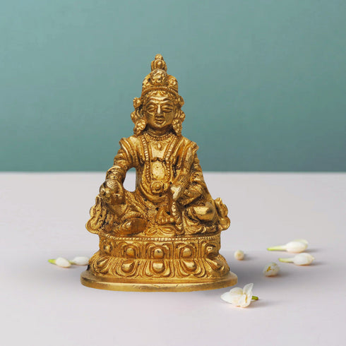 Brass Kuber Ji God Statue 0.29Kg