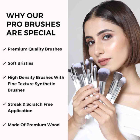 Praush 23 pcs Pro Makeup Brush Set