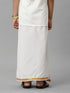 Ramraj Cotton Boys Readymade Single Layer Cream Dhoti