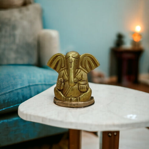 Tamas Brass Ganesha Statue for Temple