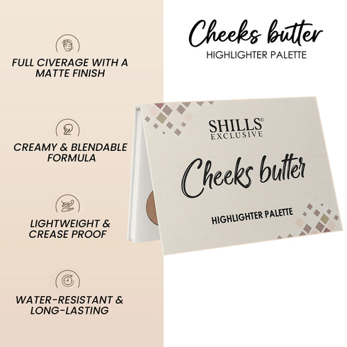 Shills Professional Cheeks Butter Highlighter Palette