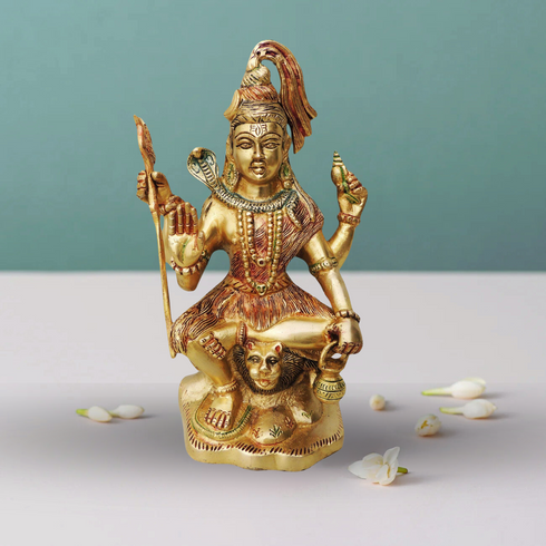 Brass Shiv Ji Statue 2.18Kg