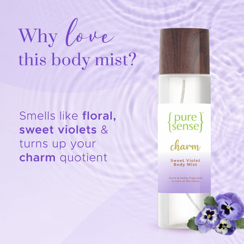PureSense Charm Sweet Violet Body Mist