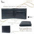 Vhaanfootwear Seamless Elegance RFID Protected Stitchless Premium NAPPA Leather Wallets for Men Black