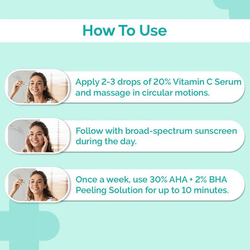 The Derma Co Exfoliate and Glow Combo