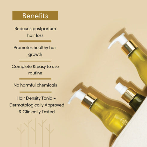 Theearthcollective in Postpartum Hair Care Regime for Hair Fall & Regrowth Post Pregnancy Hair Loss Treatment 100 Safe to Use