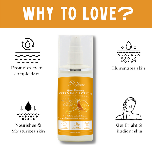 Skin Secrets Vitamin C Lotion for a Glow Boosting Hydration