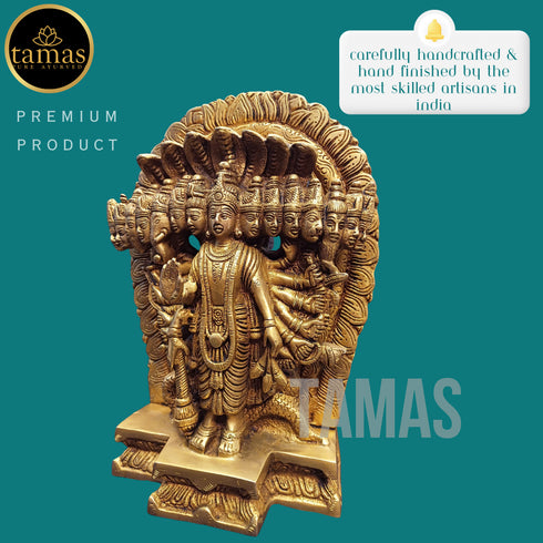 Tamas Brass Vishanu Bhagwan Statue