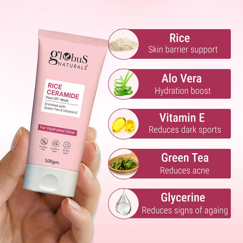 Globus Natural Rice Ceramide Peel Off Mask