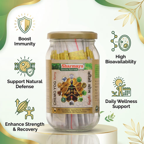 Sharmayu Ayurveda Chemo Yog Supreme 60 Pouch