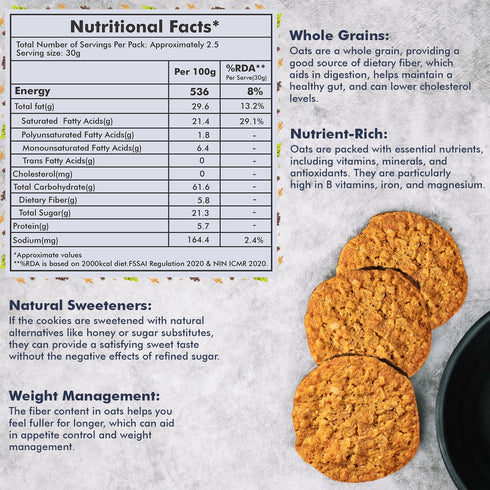 UNIFIT Honey Oats Cookies