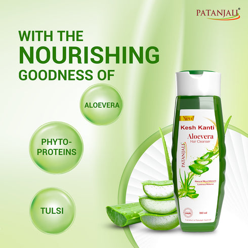 Patanjali Kesh Kanti Aloe Vera Hair Cleanser