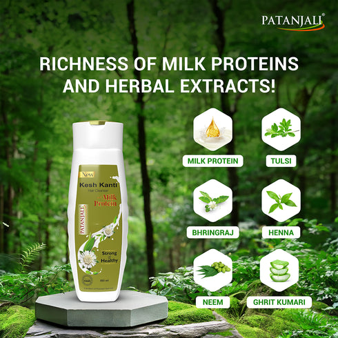 Patanjali Ayurveda Kesh Kanti Milk Protein Hair Cleanser