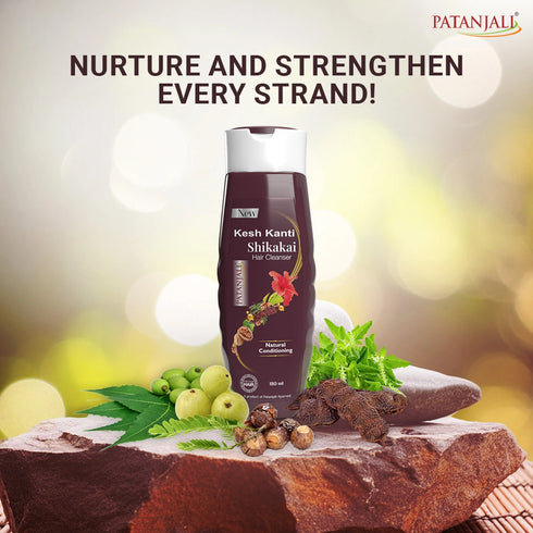 Patanjali Ayurveda Kesh Kanti Shikakai Hair Cleanser | 180ml