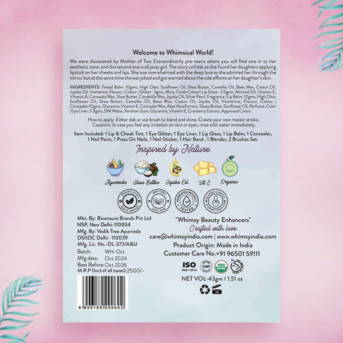 Whimsy Beauty Unicorn Travel Beauty Kit