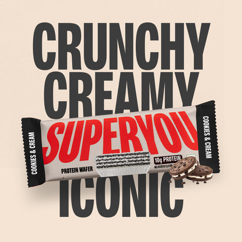 Superyou Cookies & Cream Protein Wafers