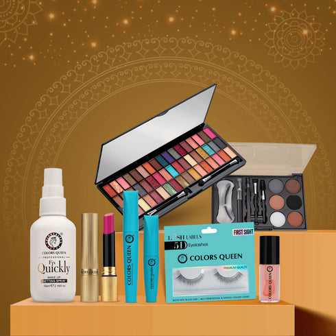 Colors Queen Wedding Makeup Kit with Free 29 Brush Set