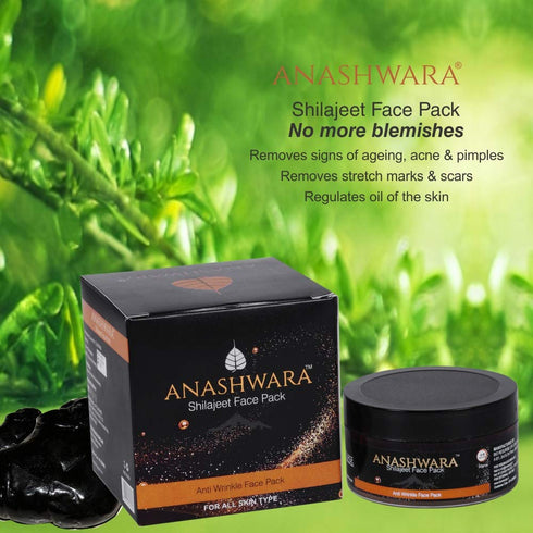 BIO RESURGE LIFE Anashwara Shilajit face Pack (50 gm)