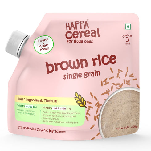 Happa Brown Rice Cereal for Babies