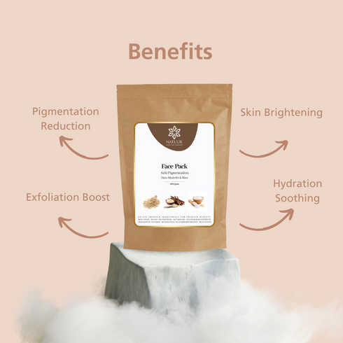 Natuur Oats, Mulethi & Rice Face Pack 100gm