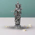 Brass Krishna Statue With Silver Antique Finish 11.335Kg
