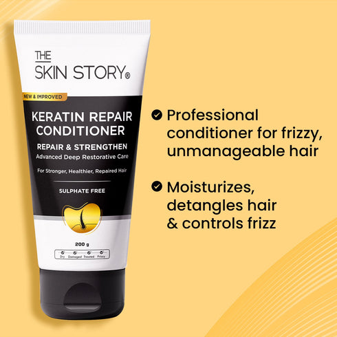 The Skin Story Sulphate Free Hair Repair Trio with Spa Hair Mask