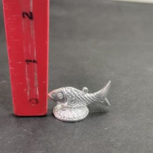 Pure Silver Fish Idol for pooja 27gm - By Mahita Collections