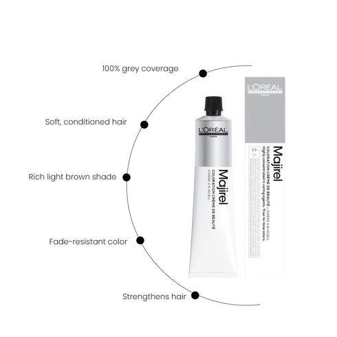 L'Oreal Professionnel Majirel 5 Light Brown Permanent Hair Colour 50ml
