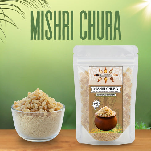 Millet Mania Dhaga Mishri of Khandsari Broken Powder Form