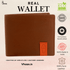 Vhaanfootwear Style Guardian Premium NAPPA Leather Wallet with RFID Protection for Men Tan