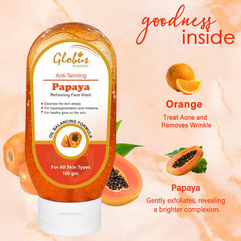 Globus Naturals Papaya Purifying Face wash