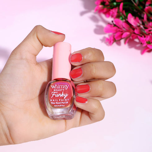 Whimsy Beauty Funky Red Nail Paint