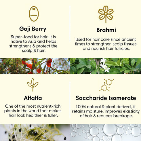 Theearthcollective in Nourishing Hair Conditioner Goji Berry Brahmi & Alfalfa