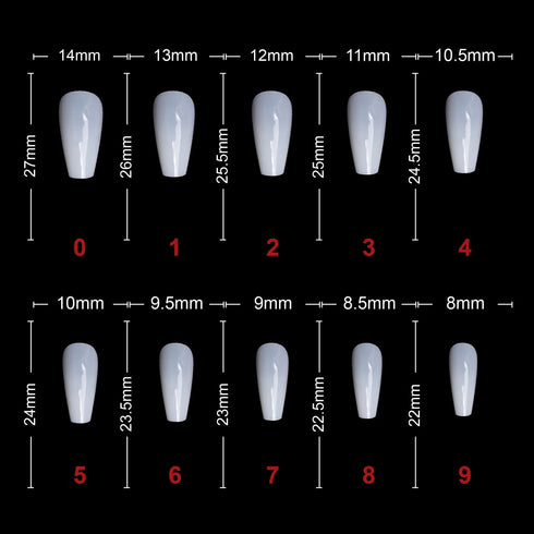 Shills Professional Soft Gel Matte T-Shape Tips-PT19-NATURAL