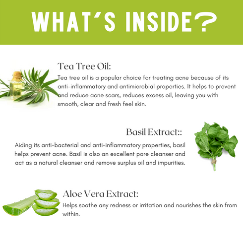 Skin Secrets Tea Tree Face Wash with Tea Tree Oil for Pimple Free Skin