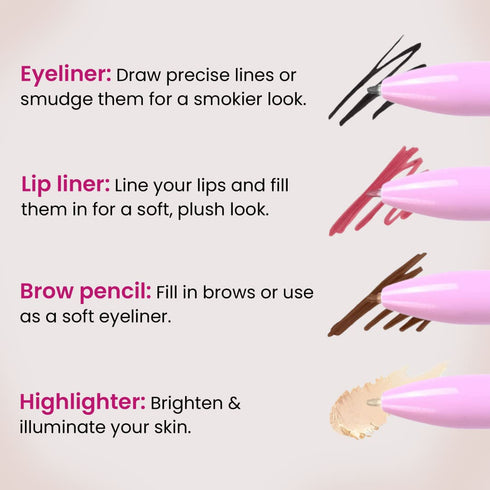 Milagro Beauty On The Go 4 in 1 Makeup Pen
