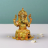 Brass Lotus With Ganesh God Idol 1.31Kg