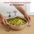 Vinod Stainless Steel Royal Veg Serving Dish with Cover 500 ml Highest Grade Stainless Steel Dishwasher Safe and Rust Free