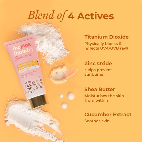 The Pink Foundry Mineral Matte Tinted Sunscreen SPF 30