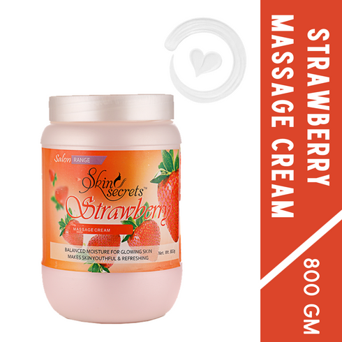 Skin Secrets Strawberry Massage Cream with Strawberry Extract