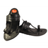 Vhaanfootwear Black Pure Leather Kapashi kolhapuri chappal for Men by Vhaan