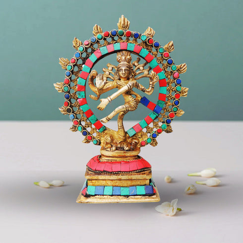 Brass Nataraj Statue 1.04Kg