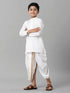 Ramraj Cotton Boys Cotton Full Sleeves White Kurta