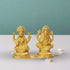 Brass Laxmi Ganesh One Same Base God Idol 0.16Kg