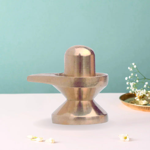 Brass Shivling God Idol Statue 0.04Kg