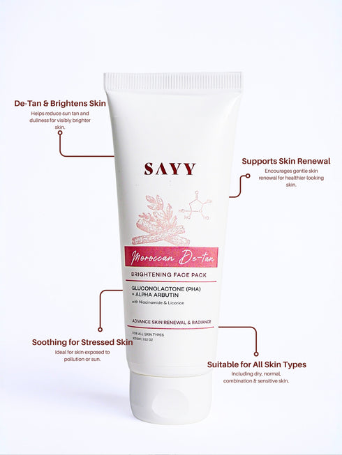 SAYY Moroccan De-Tan Brightening Face Pack