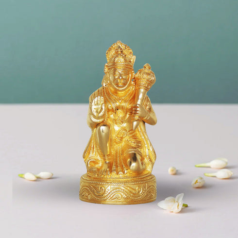 Brass Hanuman Ji Statue 1.22Kg