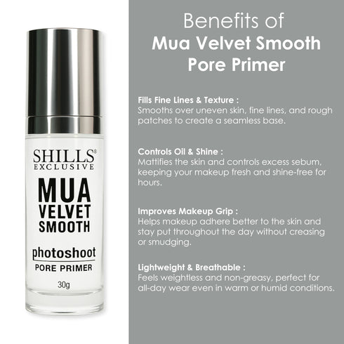 Shills Professional Mua Velvet Smooth Pore Primer