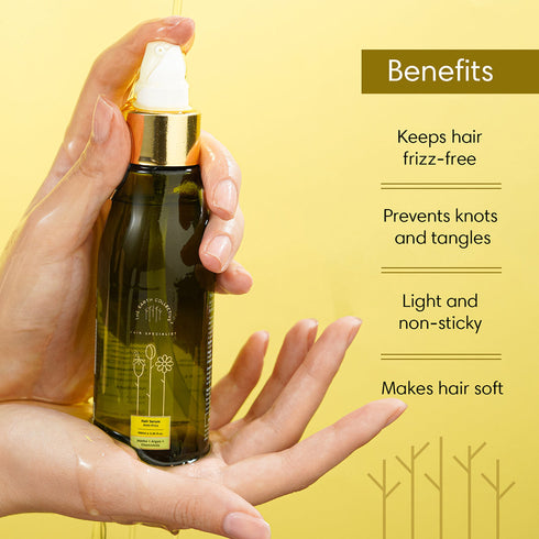 Theearthcollective in Anti Frizz Hair Serum Best Serum for Frizzy Hair Jojoba Argan Chamomile & Vitamin E