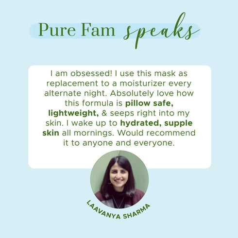PureSense Hydrating Sleeping Mask | From the makers of Parachute Advansed